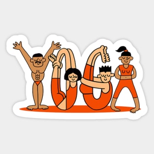 YoGa Sticker